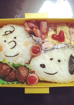 スヌーピーのキャラ弁-レシピのメイン写真