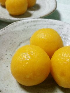 ほんのり甘い♪かぼちゃ白玉-レシピのメイン写真