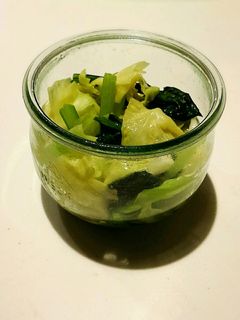 シャキシャキ!小松菜とキャベツのナムル-レシピのメイン写真