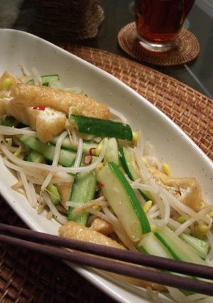 きゅうりと豆もやしのナンプラー炒め-レシピのメイン写真