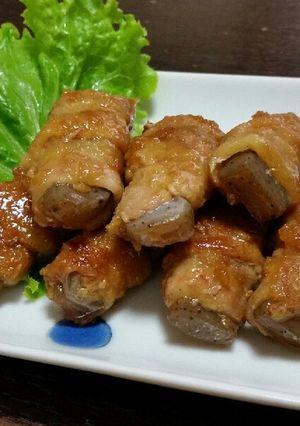 簡単!こんにゃくの豚肉巻き-レシピのメイン写真
