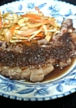 ビーフステーキ-レシピのメイン写真