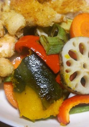 付け合わせ野菜は美味しさそのままに♪-レシピのメイン写真