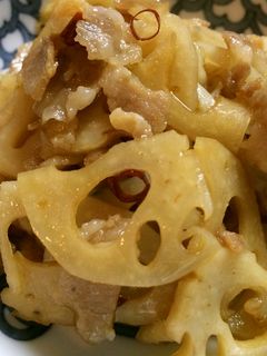 れんこんと豚肉のきんぴら-レシピのメイン写真