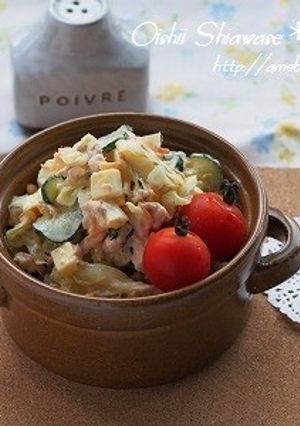 ＊たっぷり野菜とチーズのツナマヨサラダ＊-レシピのメイン写真