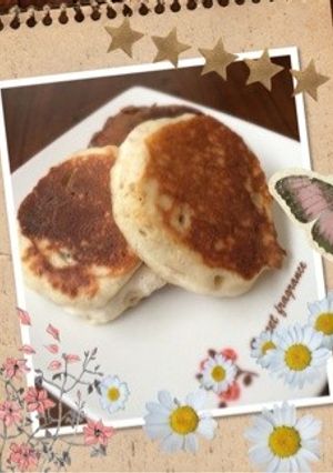 冷めてもフワフワ♪米粉パンケーキ-レシピのメイン写真
