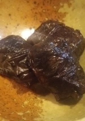 赤紫蘇の葉らっきょう巻き-レシピのメイン写真