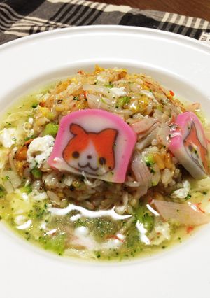 あんかけチャーハン！〜妖怪ウォッチ添え〜-レシピのメイン写真