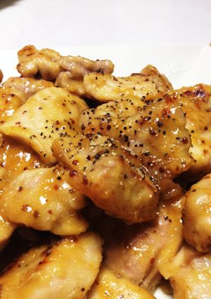 超簡単♡チキンのメープルマスタード焼き-レシピのメイン写真
