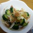 ズボラ飯☆キャベツとキュウリの和風サラダ