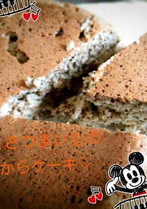 ﾘﾝｺﾞとｻﾂﾏｲﾓ紅茶のおからケーキ♡-レシピのメイン写真