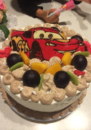 カーズ誕生日ケーキ-レシピのメイン写真