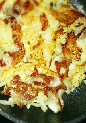 簡単 1品で満足ズボラお好み焼き風-レシピのメイン写真