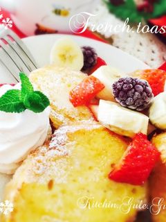 すぐ出来る簡単バケットのフレンチトースト-レシピのメイン写真