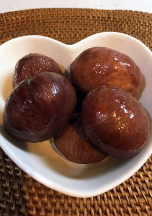 ラムレーズン風味の栗の渋皮煮-レシピのメイン写真