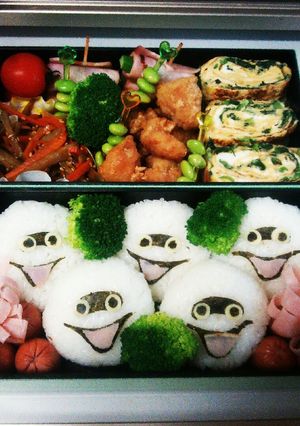 運動会☆妖怪ウォッチウィスパーキャラ弁-レシピのメイン写真