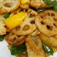 鶏ガラスープの素で簡単!野菜炒め(蓮根)
