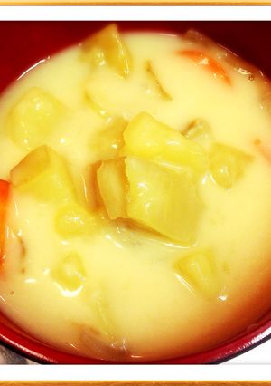 黄金千貫芋で♪秋味ほっこりシチュー♪-レシピのメイン写真