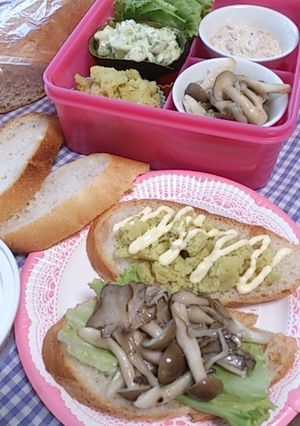 お出掛けに！セルフサンドお弁当★-レシピのメイン写真
