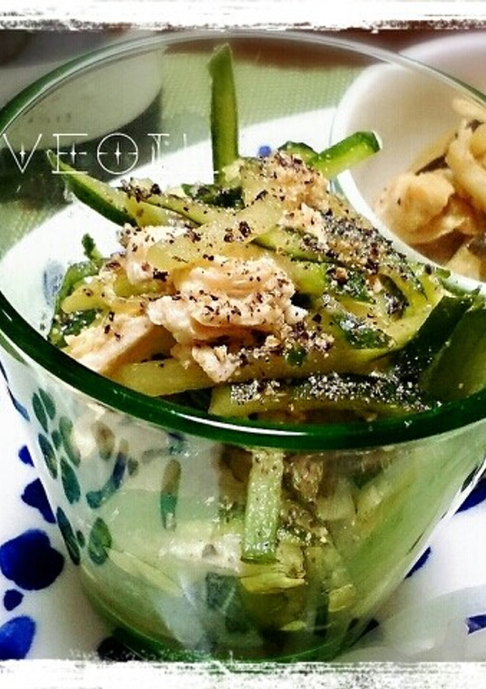おつまみに♪胡瓜と蒸し鶏の和えたん-レシピのメイン写真