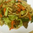 豚レバーの焼きうどん