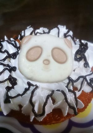 さくさくぱんだdeキャラメルケーキ-レシピのメイン写真