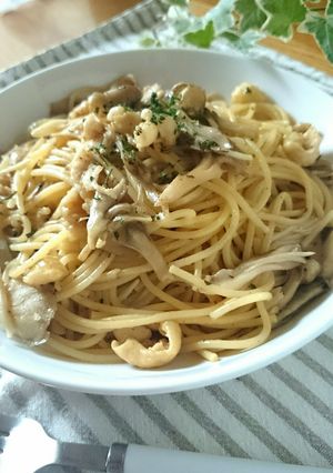舞茸きのこ胡桃の☆香ばしいオイルパスタ★-レシピのメイン写真