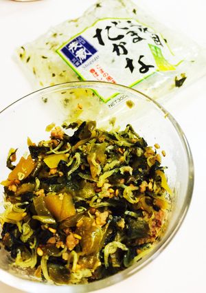【飯の友】高菜とじゃこと挽肉のふりかけ-レシピのメイン写真