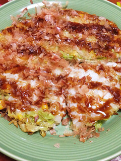 お餅とコーンのお好み焼き-レシピのメイン写真