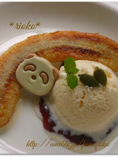 *さくさくぱんだの焼きバナナデザート*-レシピのメイン写真