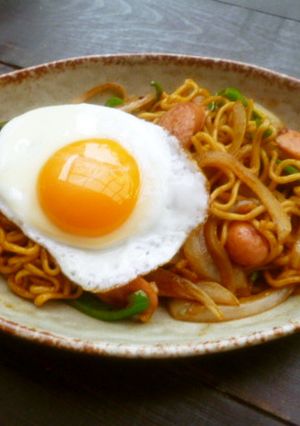 カレー焼きそば♪-レシピのメイン写真