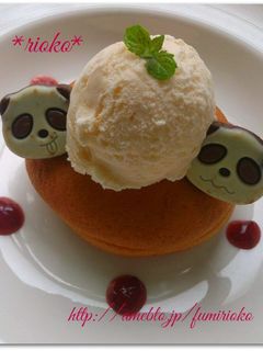 *さくさくぱんだのブッセデザート*-レシピのメイン写真