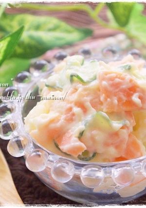 にんじん嫌いでも食べれる?☆ポテトサラダ-レシピのメイン写真