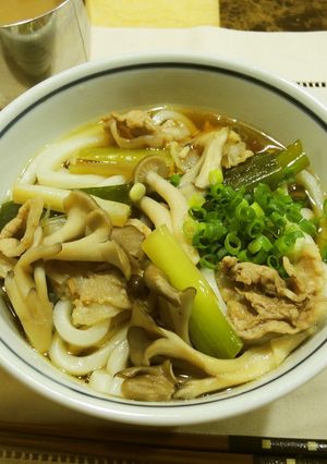 長ネギが香ばしい!武蔵野の肉汁うどん-レシピのメイン写真