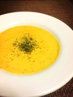 【15分】秋スープ♡柿のチーズポタージュ-レシピのメイン写真
