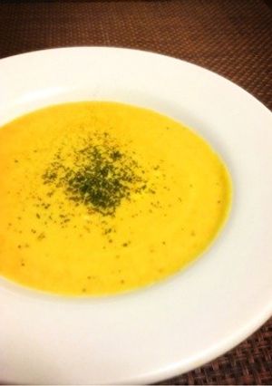 【15分】秋スープ♡柿のチーズポタージュ-レシピのメイン写真