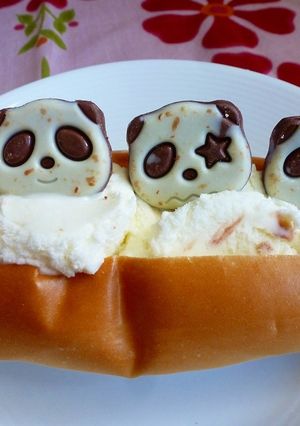 あったかくて冷たいぱんだパン-レシピのメイン写真