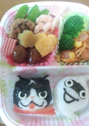 フユニャンとウィスパー弁当 妖怪ウォッチ-レシピのメイン写真