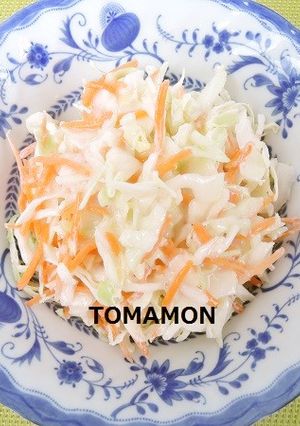 簡単✿とまモンのあっさり味コールスロー✿-レシピのメイン写真