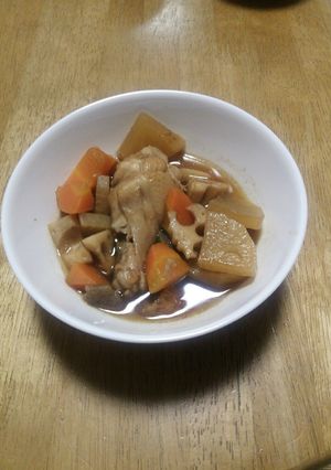 筑前煮（鶏手羽元）-レシピのメイン写真