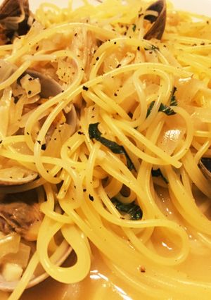 簡単☆アサリとえのきのパスタ-レシピのメイン写真