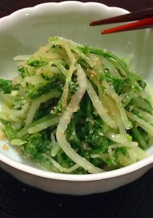 ♪即席♪安くて簡単水菜のお浸し☆-レシピのメイン写真