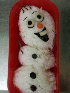キャラ弁当♡~オラフ~-レシピのメイン写真