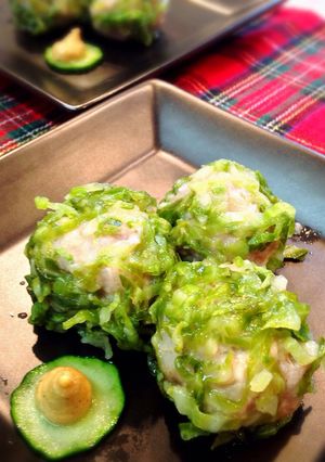 電子レンジで！ジューシーキャベツ肉団子-レシピのメイン写真