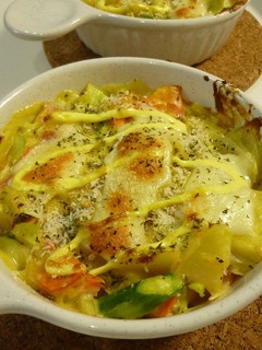 糖質オフ!野菜いっぱい簡単グラタン-レシピのメイン写真