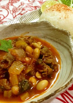 ご飯に合うちょっと異国風トマト スープ♪-レシピのメイン写真