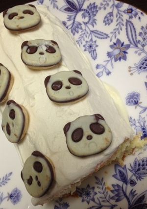サクサクパンダのふわふわロールケーキ-レシピのメイン写真