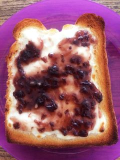 あんことクリチのトースト-レシピのメイン写真