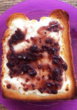 あんことクリチのトースト-レシピのメイン写真