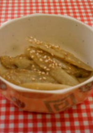 味噌味のごぼうのきんぴら-レシピのメイン写真